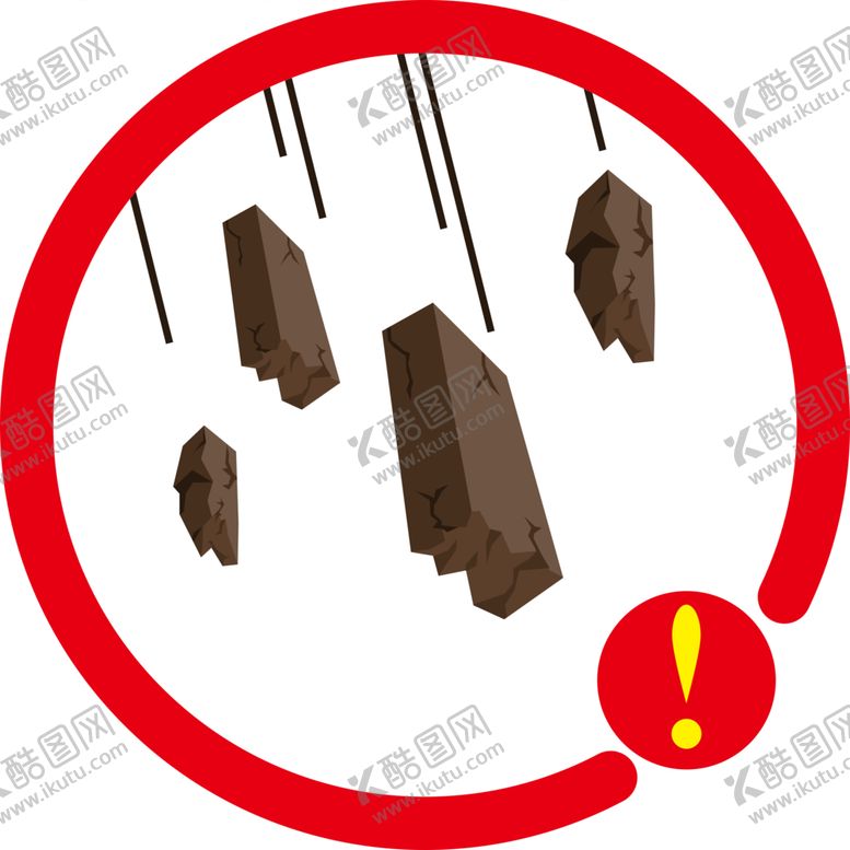 编号：78923506282230158517【酷图网】源文件下载-安全标志标识当心坠物