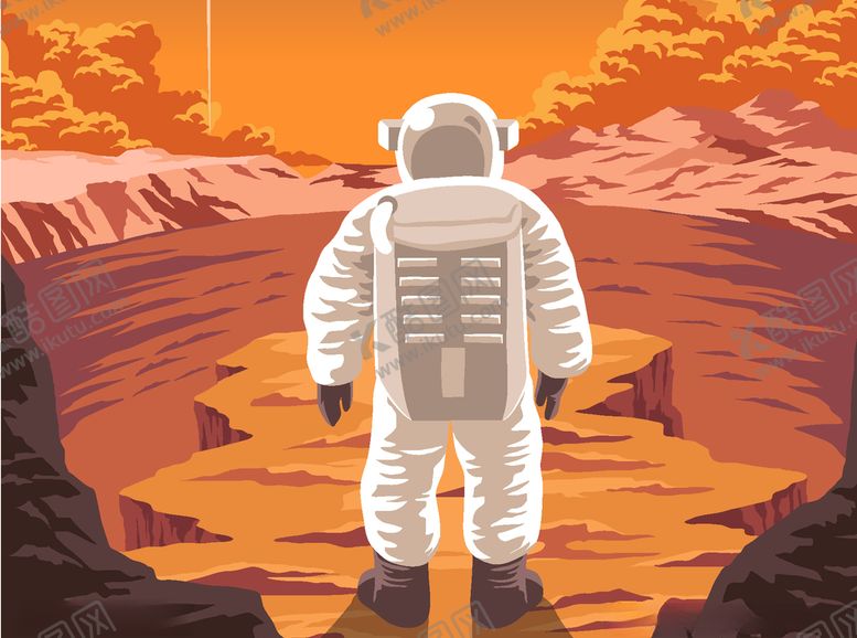 编号：22983210301259524285【酷图网】源文件下载-外太空创意插画