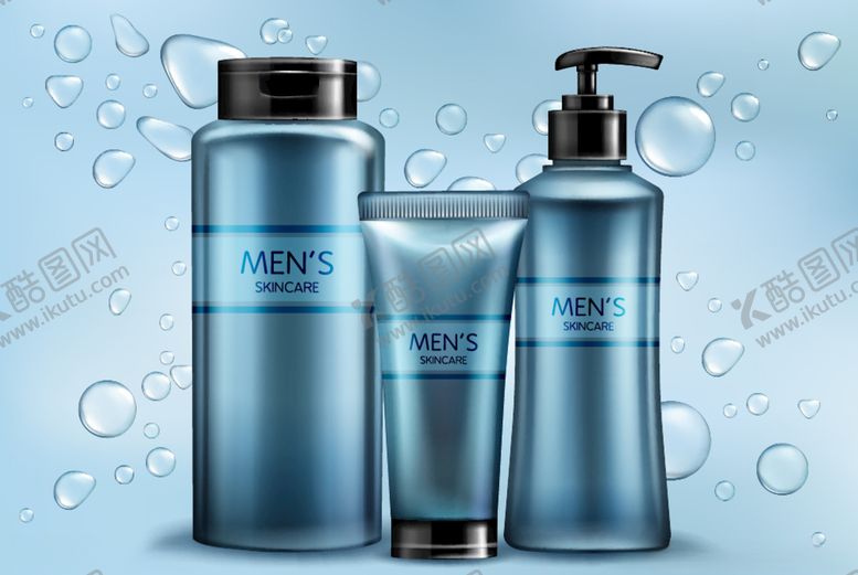 编号：45847209161126416177【酷图网】源文件下载-男士护肤品海报