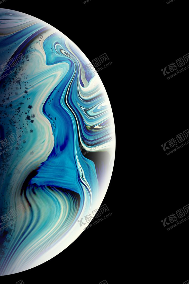 编号：58611309090205458465【酷图网】源文件下载-月球波纹渐变创意背景素材
