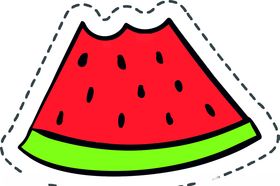 西瓜水果幼儿卡通可爱