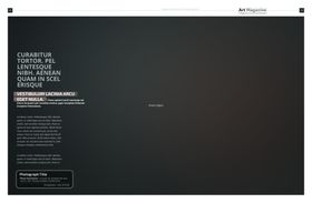 英文画册简约艺术ART企业欣赏版式设计企业设计海报设计