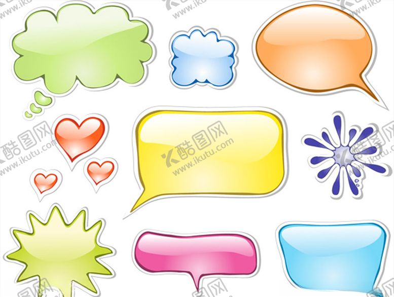 编号：22040409150638588568【酷图网】源文件下载-彩色气泡对话框
