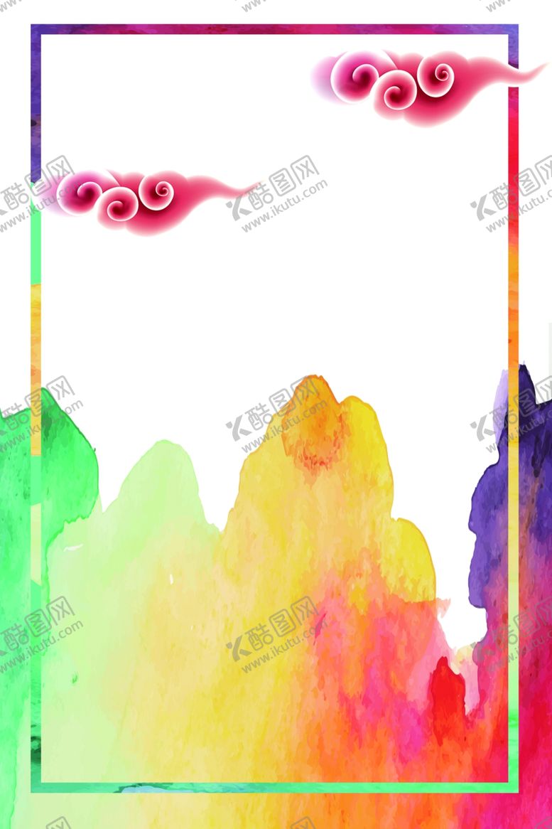 编号：30650209260317411891【酷图网】源文件下载-水彩背景