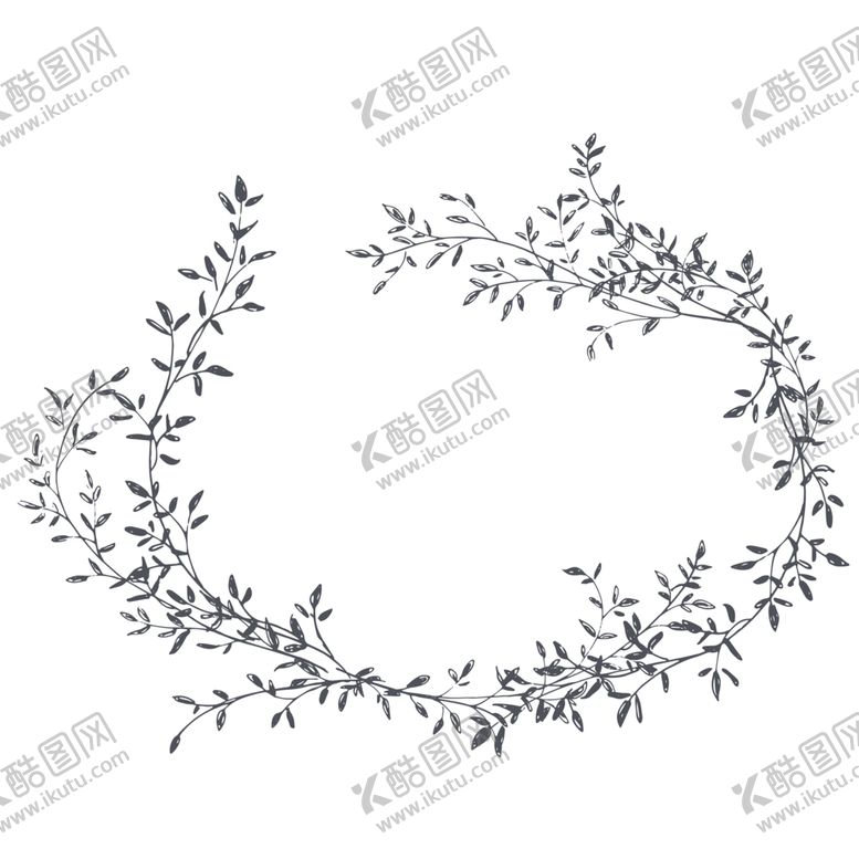 编号：38335309241957429752【酷图网】源文件下载-手绘植物