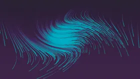 抽象流动线条