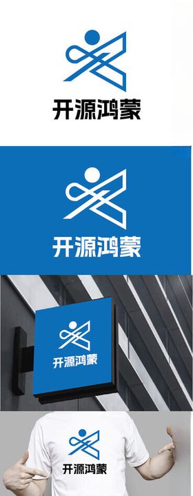 科技标识设计字母简约