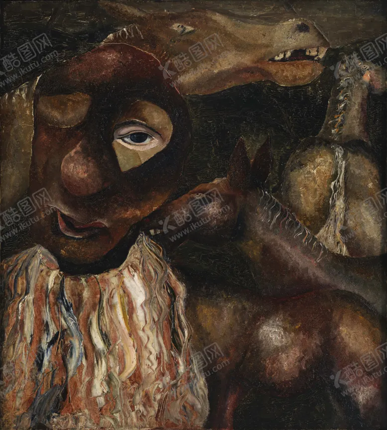 编号：67035609151443475522【酷图网】源文件下载-弗洛伊德抽象人物绘画