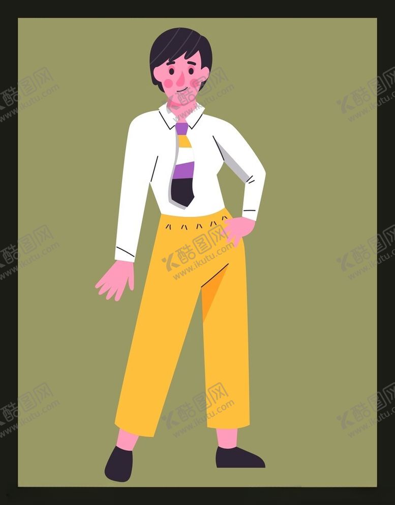 编号：99381701312010135868【酷图网】源文件下载-手绘男人男孩