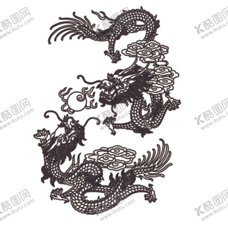 编号：94205006261457028806【酷图网】源文件下载-龙形象设计图案