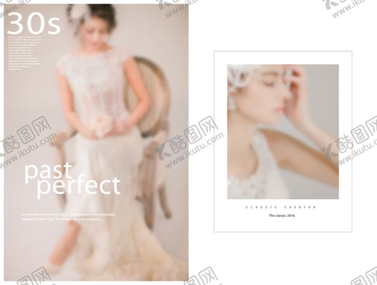 编号：28687009220741181094【酷图网】源文件下载-英文欧式复古风格影楼相册模板