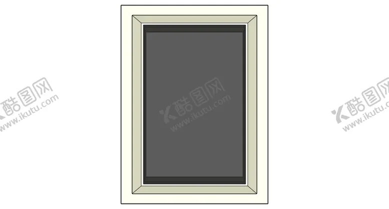 编号：12004202090451388004【酷图网】源文件下载-sketchUP草图大师 窗子