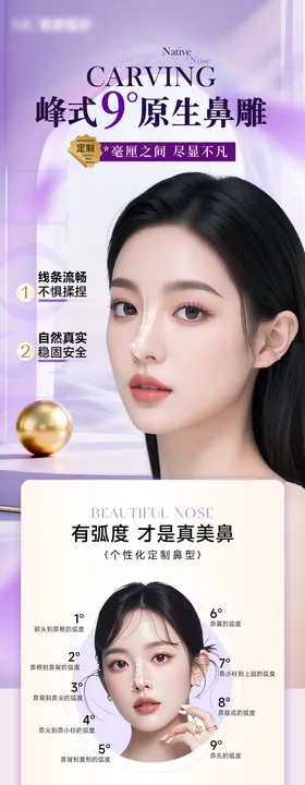 医美原生鼻美鼻长图详情