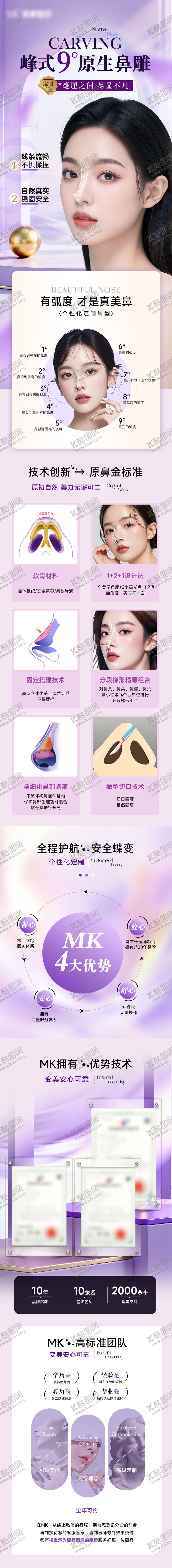 编号：10501411152015326794【酷图网】源文件下载-医美原生鼻美鼻长图详情