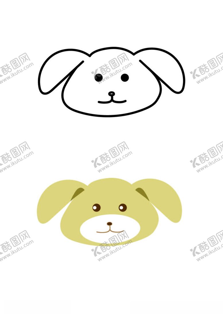 编号：99431002261850027587【酷图网】源文件下载-矢量卡通狗形象