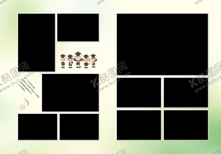编号：75892802082247222048【酷图网】源文件下载-儿童模板 幼儿园 毕业季 框 