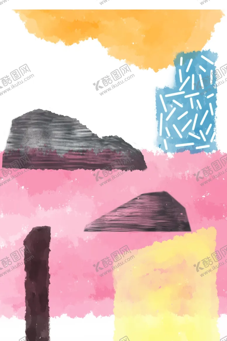 编号：80312606272107191186【酷图网】源文件下载-抽象装饰画