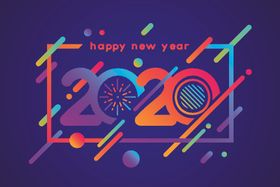 炫酷大气2020年会盛典展板