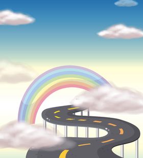 卡通道路