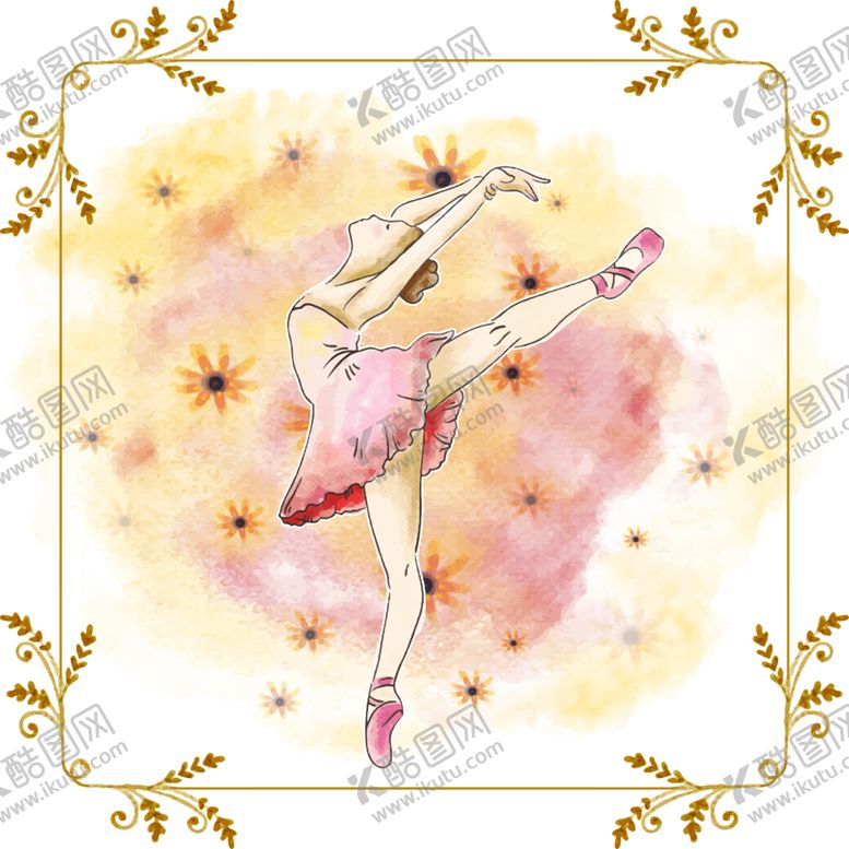 编号：19612809181631269625【酷图网】源文件下载-舞者剪影