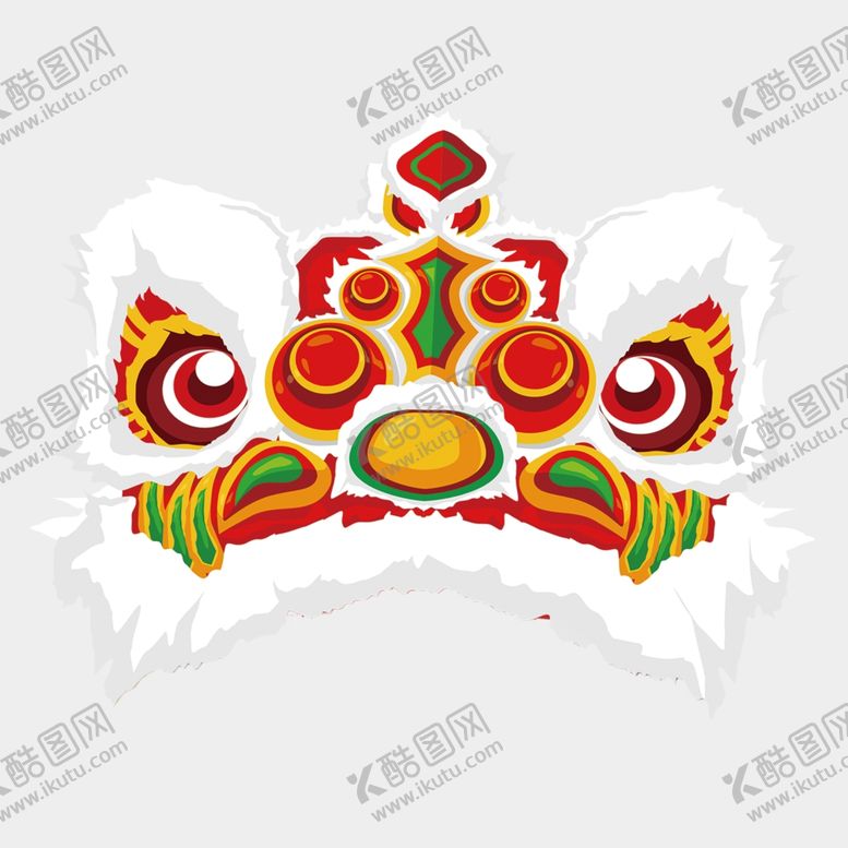 编号：48159403120336118080【酷图网】源文件下载-年兽神兽面具