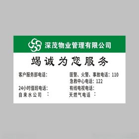 物业便民电话