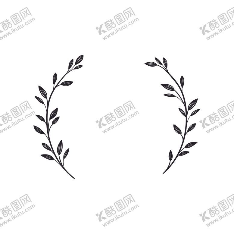 编号：95438610191546282790【酷图网】源文件下载-手绘花卉元素