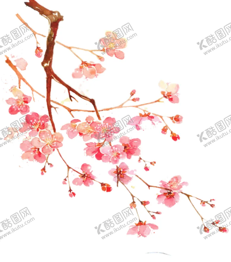 编号：13780702062336396985【酷图网】源文件下载-梅花桃花PNG 