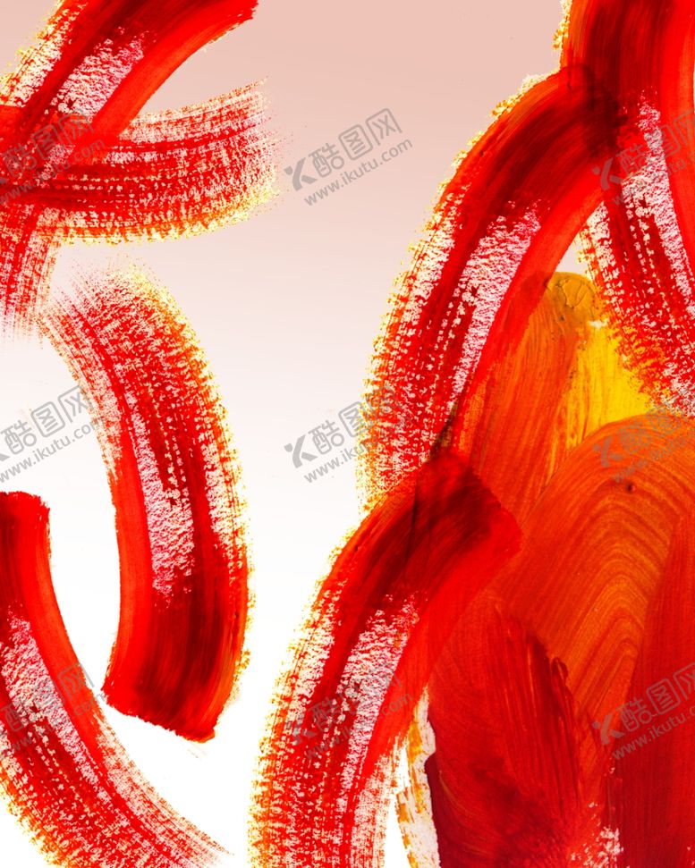 编号：86305501121943593245【酷图网】源文件下载-红色油画笔触背景