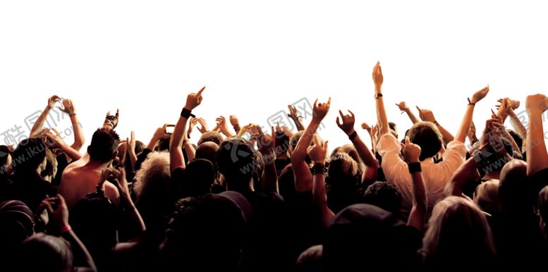编号：38612609220627135502【酷图网】源文件下载-人物狂欢剪影合成海报素材