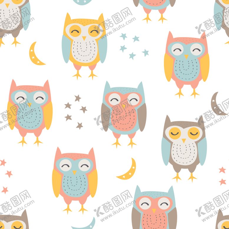 编号：41577110290717457238【酷图网】源文件下载-卡通印花图案