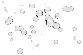 气泡素材透明下载水分子动态元梦幻