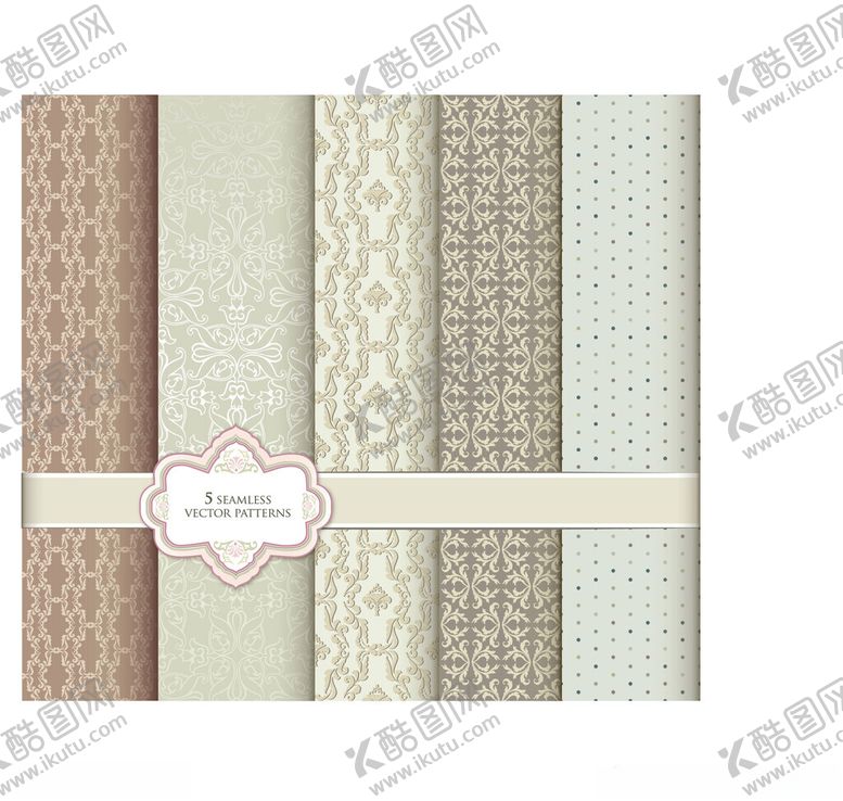 编号：25185211171108561624【酷图网】源文件下载-复古风几何图案墙纸集合