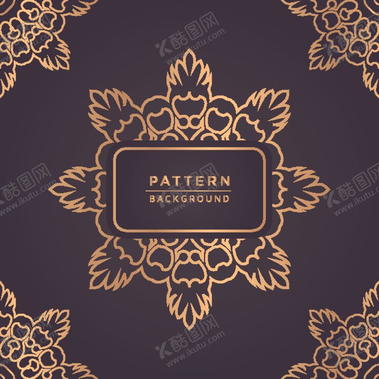 编号：40165810121325071601【酷图网】源文件下载-金色花纹