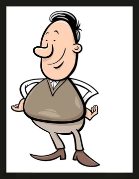 手绘男人男孩卡通动画动画卡通