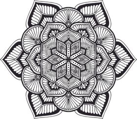 曼陀罗花纹