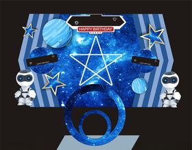 生日星空婚礼宴会布置