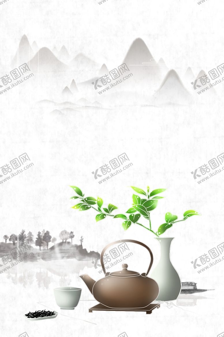 编号：15273607051935405697【酷图网】源文件下载-茶叶海报新茶上市创意海报