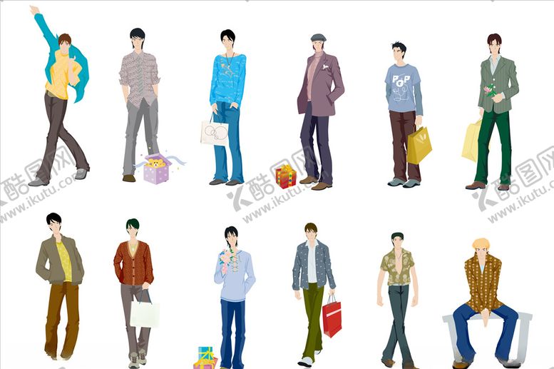 编号：12766610122230346233【酷图网】源文件下载-时尚男人