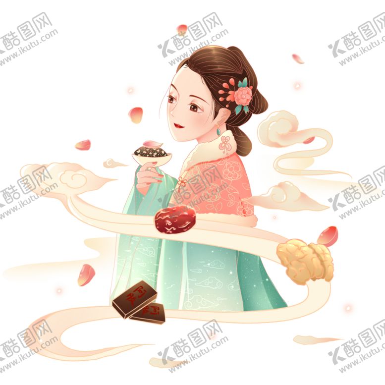 编号：34530204280016099205【酷图网】源文件下载-国潮人物手绘