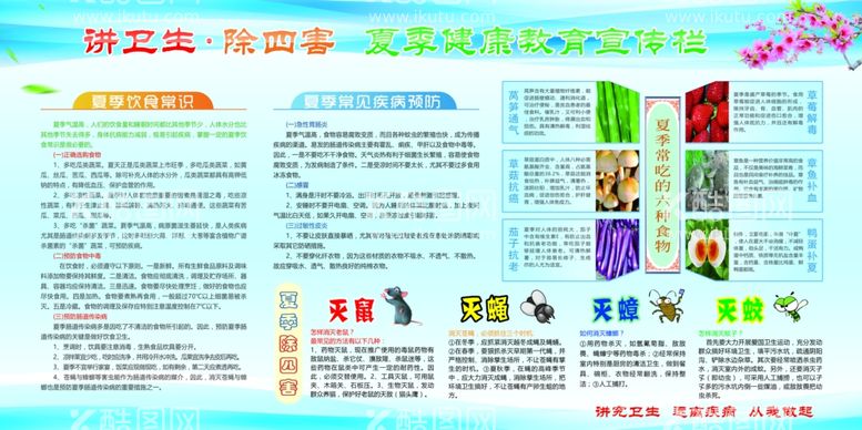 编号：87603511280102389756【酷图网】源文件下载-校园文化墙 学校健康知识宣传