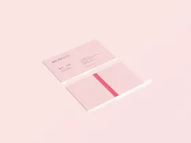 名片样机办公用品VI办公用品办公用品贴图办公用品场景
