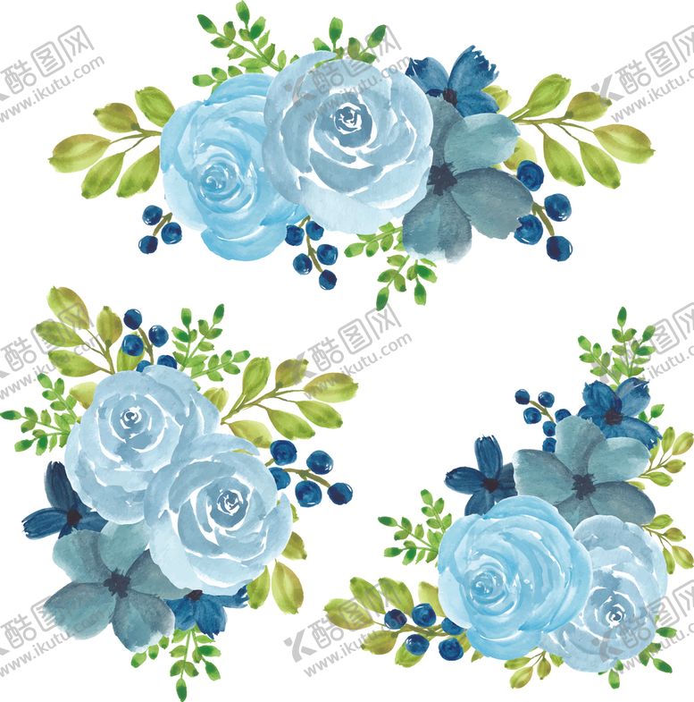 编号：72091005141932094673【酷图网】源文件下载-水彩花卉