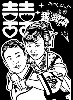 古装结婚照