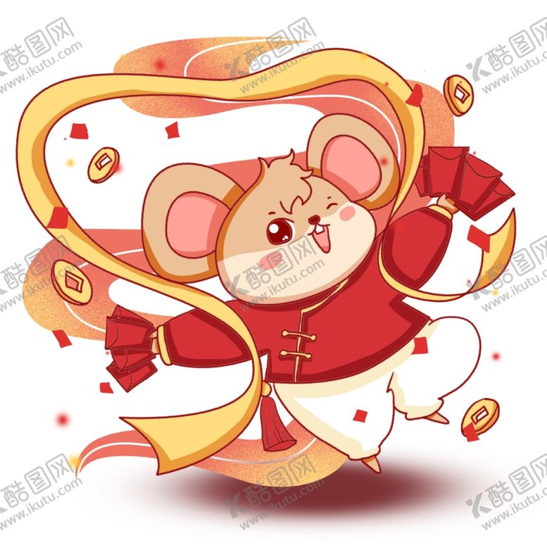 编号：56025205160812065507【酷图网】源文件下载-鼠年春节鼠年迎新春鼠年新年