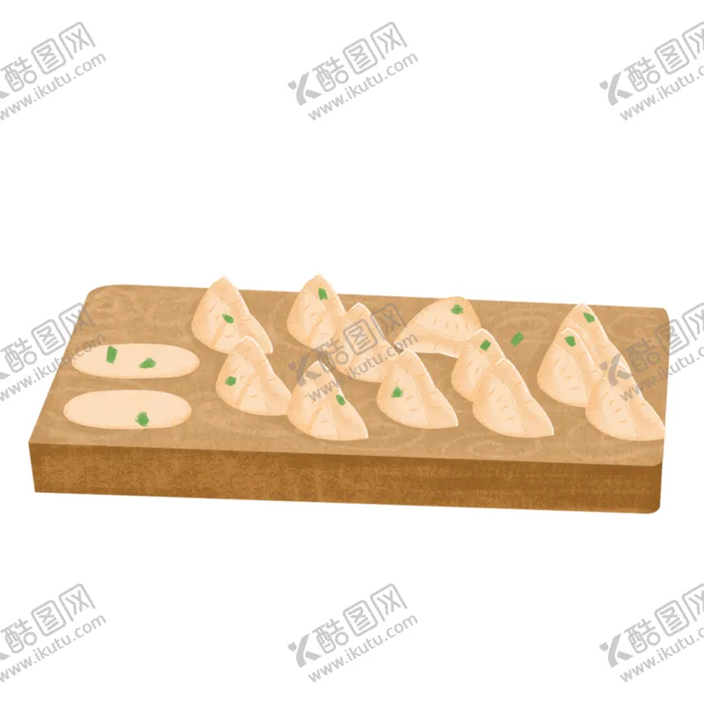 编号：63966304181318436135【酷图网】源文件下载-手绘饺子素材