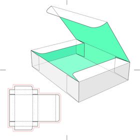 包装盒刀版图