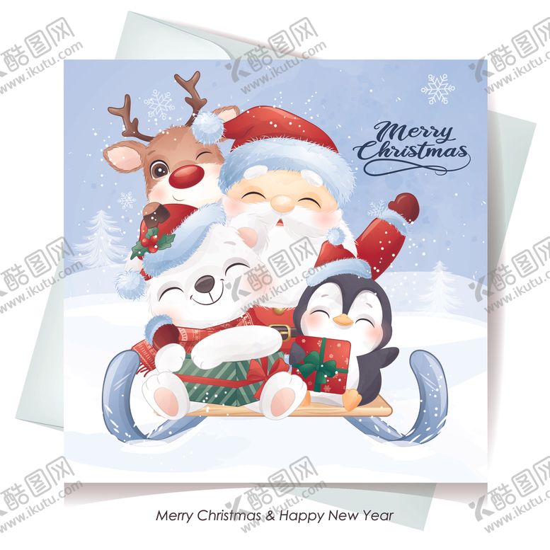 编号：86743409202017419637【酷图网】源文件下载-卡通圣诞节