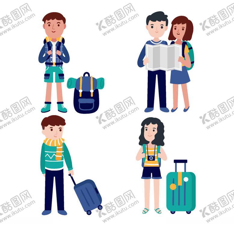 编号：78698505150559525159【酷图网】源文件下载-旅客游客