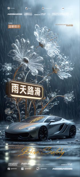 酒吧夜店雨天路滑